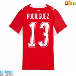 Billiga Schweiz Ricardo Rodriguez #13 Hemmatröja Dam VM 2026 Kortärmad